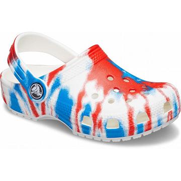 Crocs Klassiska Tie-Dye Graphic Clogs Pojke Olika Färger | Sverige 1342HAPK